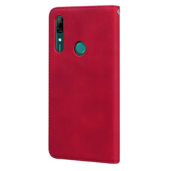 Odos Flip Case For Huawei P Smart Z Padengti STK-LX1 Pilnas Bamperis Stovi Piniginės Atveju, Huawei P Smart Z Coque Knyga, Telefono dėklas