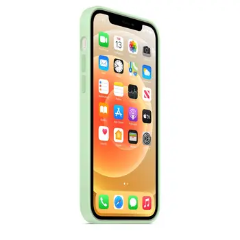 Oficialus Originalus Silikoninis Atveju iPhone 12 Pro X XS Max XR 7 8 Plius Case For iPhone 12 Mini Pro 11 Max SE 2020 Atveju su dėžute