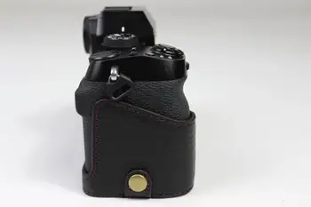 Originali Nekilnojamojo Odos Pusę Fotoaparato krepšys Rankena Fuji Fujifilm X-S10 S10