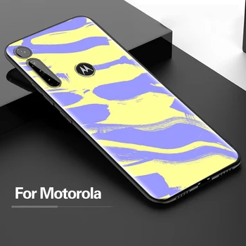 Prabanga Kariuomenės Kamufliažas Telefoną Atveju Moto G8 G9 Žaisti E7 Plius Galios Lite Vienas Sintezės E6s Krašto G Stylus Silikono Fundas Soft Shell