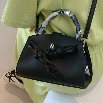 Prabangos prekės ženklo Kaspino Nešti maišą 2021 Mados Naujų Kokybės PU Oda Moterų Dizaineris Rankinės vientisos spalvos Petį Krepšys