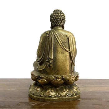 Retro Vario Amitabha Budos Statula, Namų Dekoracijas, Bronzos Skulptūros Derliaus Kambarį Biuro Stalo Dekoro Miniatiūrinės Statulėlės