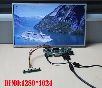 Rinkinys B101AW06 V1 HW0A/B101AW06 V0 skydelis M. NT68676 1024x600 Valdiklio plokštės moitor HDMI suderinamus+DVI+VGA LCD LED 10.1
