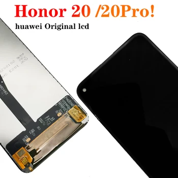 Rodyti Huawei Honor 20 nova5t YAL-L21 LCD Jutiklinis Ekranas skaitmeninis keitiklis Pakeisti Už Huawei Honor 20 Pro YAL-AL10 YAL-L41