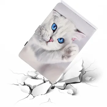 Samsung Galaxy Tab 8 A8 colių 2019 Atveju Cute Kačių Drugelis Dažytos Tablet Shell 