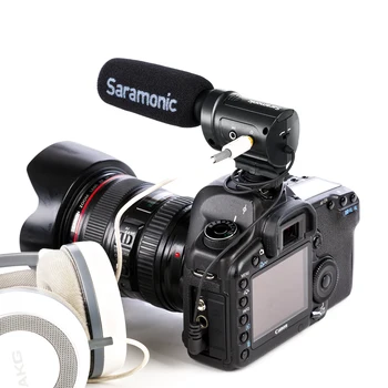 Saramonic SR-M3 Lengvas Krypties Kondensatoriaus Mikrofonas, Integruota Shockmount, skirtas naudoti ant VEIDRODINIŲ fotoaparatų / vaizdo kameras