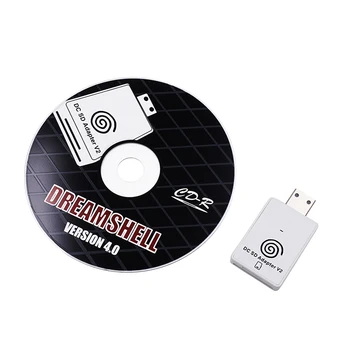 SD Kortelių Skaitytuvas Konverteris Sega DC Dreamcast TF Kortelę Žaidėjas Adapteris+CD su DreamShell Boot Loader