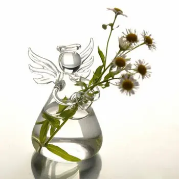 Skaidrus Angelas Vaza Krištolo Vaza Gėlių kompozicijų Hydroponic Konteinerių Namų Dekoravimas Vestuvių Puošimas Sodo įrankiai,