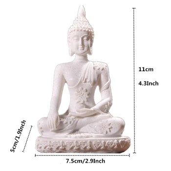 Skulptūra, Statula Dervos Miniatiūriniai Budos Statula Natūralių Smiltainio Feng Shui Tailando Budos Statula Induistų Namų Puošybai Papuošalai