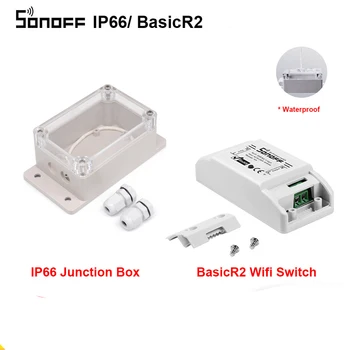 SONOFF IP66 atsparus Vandeniui Paskirstymo Dėžutę, Vandeniui Atveju, atsparus Vandeniui Shell Sonoff Pagrindinis/RF/Dual/Pow Už Kalėdų Medžio Šviesos