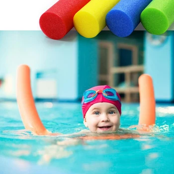 Spalvinga Plaukimo Plūduriuojantis Putų Lazdos Plaukti Mokymosi Plaukti Žiedas Vaikų Žaislas Plūduriuojantis Putų Vamzdžių Putų Floatings Pool Accessories