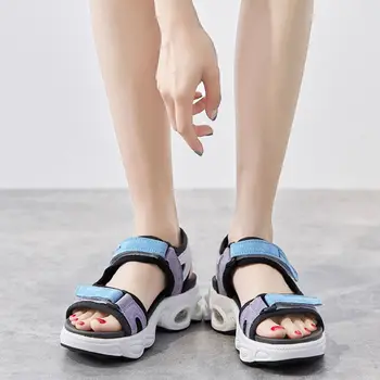 Sporto sandalai moterų oda 2021 m. vasaros naują atsitiktinis universalus storas soled PASAKŲ MADOS tėtis studentų batai