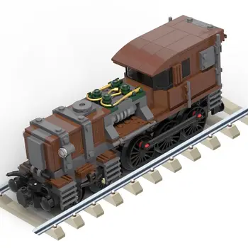 SS Traukinio Modelis Steampunked Krokodilas Lokomotyvų Konstruktorius Švietimo Vaikų Žaislai Statybos Blokas Plytų Vaikas Dovanos