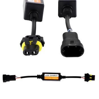 Transporto priemonės LED Žibintų Dekoderis H8/H9/H11 Konversijos Rinkinys Klaidų Anti-Mirgėjimo Kondensatorius Radijo Anti-Trukdžių Filtras