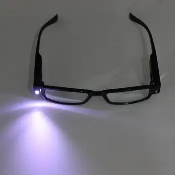 Unisex Oprawie Skaitymo Akiniai Akiniai, Akinių didinamasis stiklas su LED Šviesa
