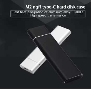 USB3.1 Tipas-C 2 M. B Klavišą NVMe PCIE SSD Lauke Kietojo Disko Būsto Atveju 10Gbps M2 NGFF SSD 2280 Kietojo disko Disko Gaubtas