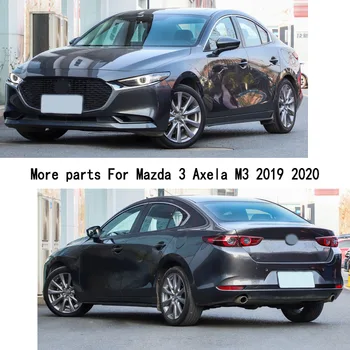 Už Mazda 3 Mazda3 Axela M3 2019 2020 2021 Automobilių Vidinės Durys, Apsauginės dangos Anti-Kick Valdybos Lipdukas Apdaila Apdailos Garnyras 4pcs