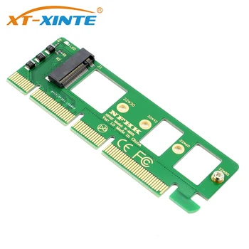 Už NGFF M klavišą M. 2 NVME AHCI SSD su PCI-E ir PCI Express 3.0 16x x4 Adapteris Riser Card Konverteris XP941 SM951 PM951 A110 SSD