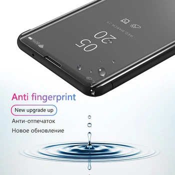 Veidrodis Filp Odinis dėklas, Skirtas Samsung Galaxy J4 J6 2018 Premjero Plus Smart veidrodis Knygos Viršelio Samsung J 4 6 4J 6J J6Prime J6plus