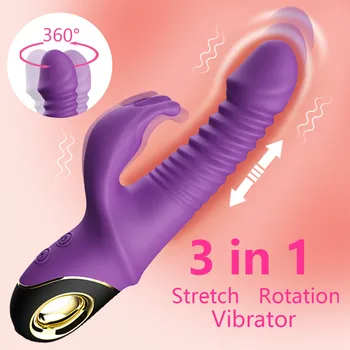 Veržlus Orgazmas Dildo, Vibratoriai 360 Sukasi Masturbator Butt Plug Analinis Vibratorius Klitorio Stimuliatorius Sekso Žaislai Suaugusių 18