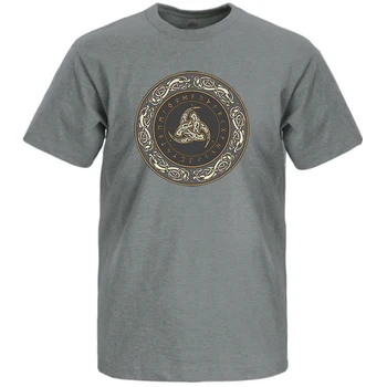 Vikingai Sezono Viking Žmonių Logo T Shirt Medvilnės Prarasti Derliaus Spausdinami T Marškinėliai Viršuje Vyrų Retro Hip-Hop Trumpomis Rankovėmis Marškinėlius
