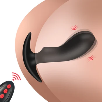 Vyrai Analinis Butt Plug Vibratorių Analinis Vibratorius Prostatos Masturbators Vibracija Erotiniai Massager Nuotolinio Valdymo Sekso Žaisliukai Suaugusiems
