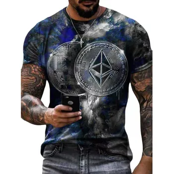 Vyriški naujo dizaino laisvalaikio T-shirt mados trumparankoviai vasaros apsidraudimo geros išvaizdos drabužiai, populiarių prekių 2021