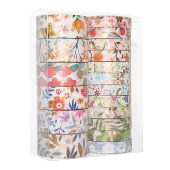 Washi tape kawaii 18rolls gėlių 3m washi tape nustatyti mielas Lipdukai Įdegio maskavimo juostos scrapbooking adhesiva dekoratyvinės juostos
