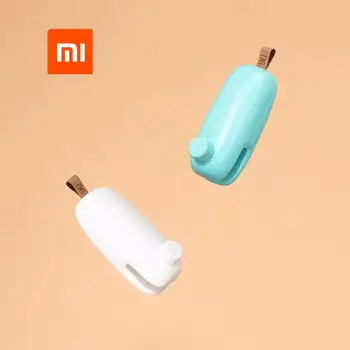 Xiaomi 90fun NINETYGO Nešiojamas Mini Krepšys Gruntas Nešiojamu Šilumos Gruntas Maišelį Resealer Cutter už Plastikinį Maišelį Maisto produktų Laikymo Užkąsti Šviežia