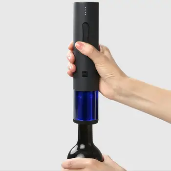 XIAOMI MIJIA Elektros Vyno Atidarytuvas Huohou automatinė butelio atidarytuvas virtuvės įrankis aliuminio folijos pjoviklis Įkrovimo vyno kamščiatraukis