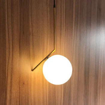 Šiaurės Stiklo kamuolys sieniniai šviestuvai kambarį pramonės lempos restoranas miegamojo puošimas dizaineris Apdailos kabo lempa