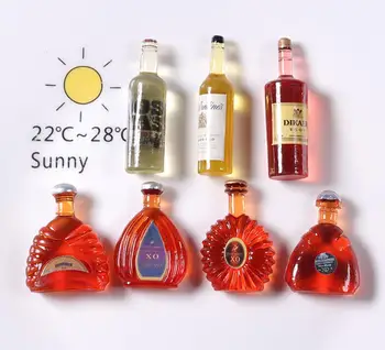1/12 Miniatiūriniai Lėlių winebottle Mini Dervos Butelis Modeliavimas Vyno Butelis Modelis Žaislai, Lėlės namas, Virtuvės Reikmenys