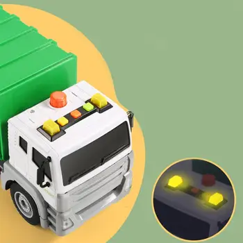 1 Rinkinys Šiukšlių Sunkvežimis Šiukšlių Rūšiavimo Žaislai, Gimtadienio Dovana Aplinkos Sunkvežimių Trinties Pull-back Sunkvežimių Vaikams Namuose