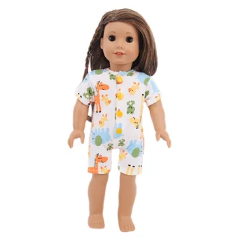 10 Stilius Lėlės Pižama 18 Colių Amerikos Lėlė Mergaitė Žaislas 43 cm, Gimusių Kūdikių Drabužių Priedai Mūsų Kartos 42 cm) Nenuco