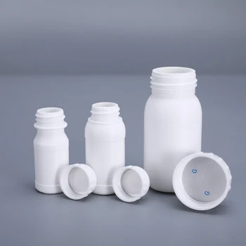 10ML tuščias HDPE plastiko pesticidų butelius su užsukamais dangteliais Sandarus butelių skystų trąšų 100VNT/daug
