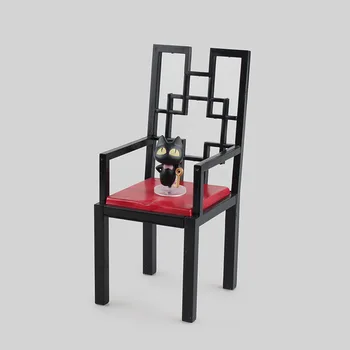 15cm Raudona Apimti Japonija Planetoje Kačių Chu-kana Katė ir Kėdė, Specialios Spalvos Versija Seksualus kilimo 1/8 Masto PVC Pav Žaislai