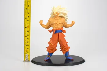 1Pcs Dragon Ball Sūnus Gokas Super Saiyan Modelis Žaislas Veiksmų Skaičius, Klasikinis Anime Spalvos Langelį Puošyba, Dovanų Žaislų Kolekcijos Naujovė Žaislų