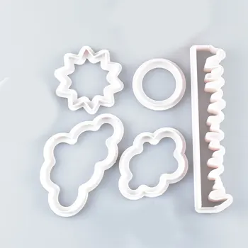 1PCS/Set Debesų Formos Cookie Cutter Užsakymą 3D Atspausdintas Minkštas Cookie Cutter Sausainių Pelėsių Tortas Dekoravimo Priemonės Nauja