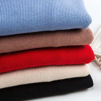 2020 m. Rudenį, Žiemą Moterų Golfo Siuvinėjimo Raudona Pilka Smėlio Juoda Megztiniai Megztinis , Vintage Megztiniai Moters Drabužiai