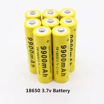 2021 NAUJAS 3.7 V 9900mah 18650 baterija GTF 18650 Baterija li-ion Baterijos 9900mAh 3.7 V Įkrovimo Baterija (akumuliatorius nemokamas pristatymas