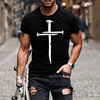 2021 naujas gaminys retro stiliaus vyriški t-shirt 3d spausdinimo raundo kaklo trumparankoviai vasaros tendencija t-shirt gatvės stilius