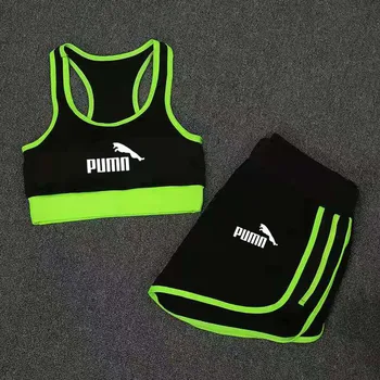 2021 naujas moterų Jogos kostiumas naudotis sporto fitneso trumpas rankovės top aukštos juosmens Antblauzdžiai sportinę aprangą