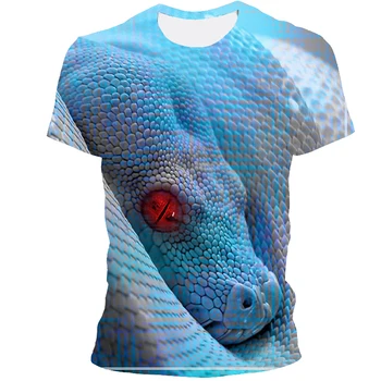 2021 Naujas Stilius Drakonas 3D Spausdinimo Hip-Hop Kietas Gatvės, T-Marškinėliai, vyriški Drabužiai
