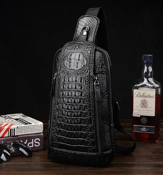2021 naujas vyrų krokodilo modelis krūtinės maišą mados krepšys daugiafunkcinis pečių maišą Įstrižainės maišelį Crossbody krepšys