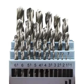 20pcs/set 0.3 mm-1.6 mm Mini greitapjovio Plieno Twist Drill Bit Nustatyti Mikro Titano Padengtas HSS Profesinės Gręžimo Įrankiai, kurių Atveju