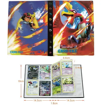 240pcs Albumą Pokemon Kortelės Knygos TAKARA TOMY Boy Anime Žaidimas Kortelės Kolektoriaus Laikiklis Rišiklio Katalogą Pakrautas Geriausia Pardavimo Vaikams Dovanų Žaislas