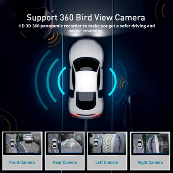 2DIN Android 10.0 Automobilio Radijo Ford Fiesta 2009-2017 Automobilių Imtuvas GPS Navigacija Stereo Imtuvas DSP Automobilio Multimedijos Grotuvas IGO