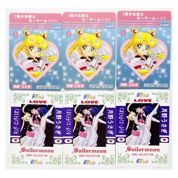35pcs/set Sailor Moon Žaislai Pomėgiai, Hobis Kolekcionuojamų Žaidimas Kolekcija Anime Korteles