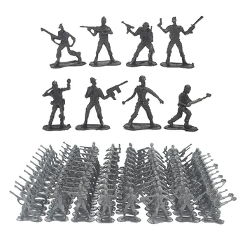 4.5 cm Miniatiūriniai Karių Skaičiai Smėlio Arenoje Modelis Žaisti Aksesuaras Vaikai