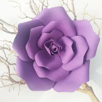 40cm PE plokščiadugnis Dirbtinių Gėlių, Rožių, Vestuvių Fonas Sienų Apdailai Putų Išaugo Padirbtų Gėlių Dekoras Namų Sienų Dekoras